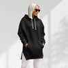 Women's Oversized Hoodie Dress – Casual Longline Pullover