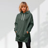 Women's Oversized Hoodie Dress – Casual Longline Pullover