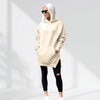 Women's Oversized Hoodie Dress – Casual Longline Pullover