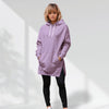Women's Oversized Hoodie Dress – Casual Longline Pullover
