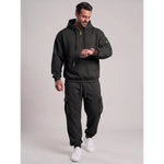 Relaxed-Fit Men Hooded Lounge Set