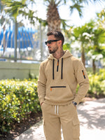 Relaxed-Fit Men Hooded Lounge Set