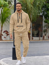 Relaxed-Fit Men Hooded Lounge Set