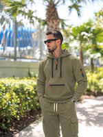 Relaxed-Fit Men Hooded Lounge Set
