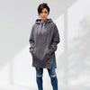 Women's Oversized Hoodie Dress – Casual Longline Pullover