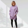 Women's Oversized Hoodie Dress – Casual Longline Pullover