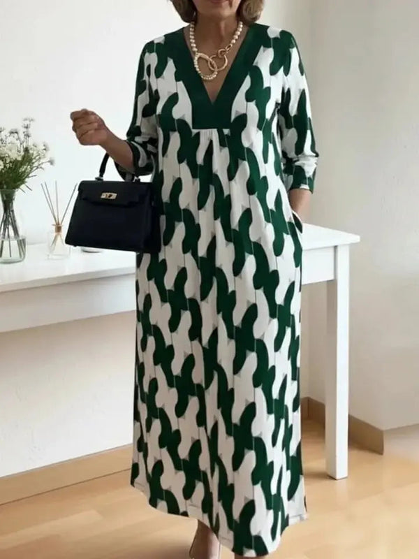 StudioCanvas Color Block Midi Dress