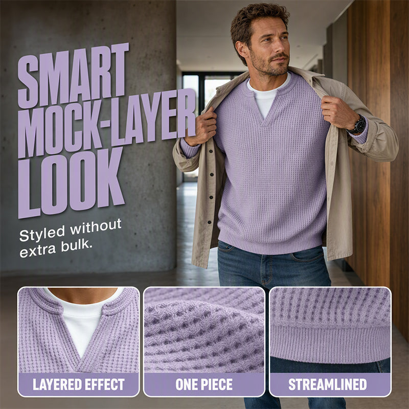 Comfortable Waffle-Knit T-Shirt