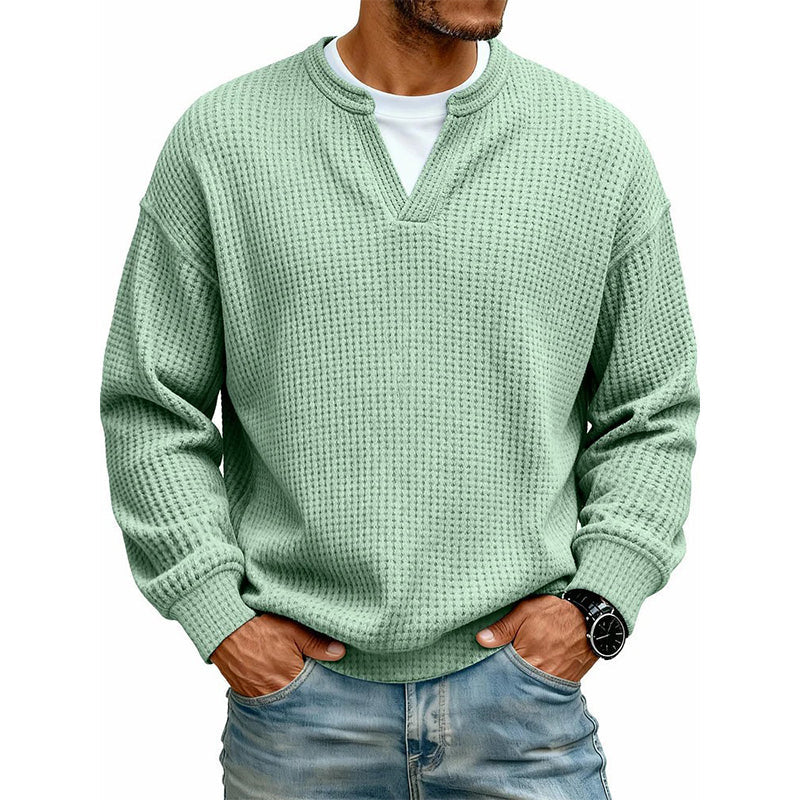 Comfortable Waffle-Knit T-Shirt