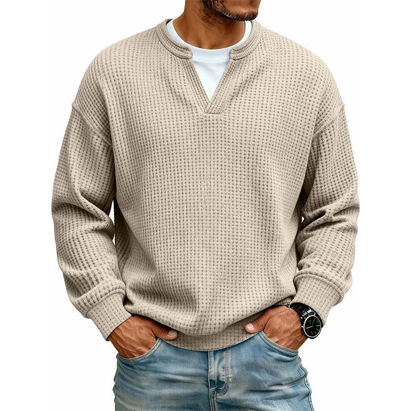 Comfortable Waffle-Knit T-Shirt