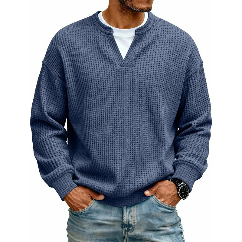 Comfortable Waffle-Knit T-Shirt