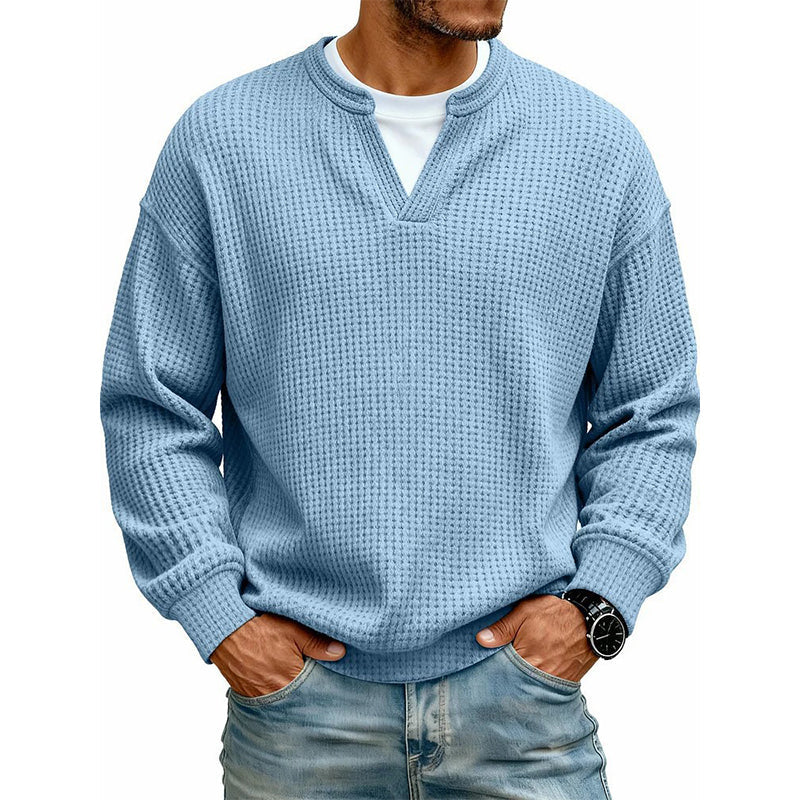 Comfortable Waffle-Knit T-Shirt