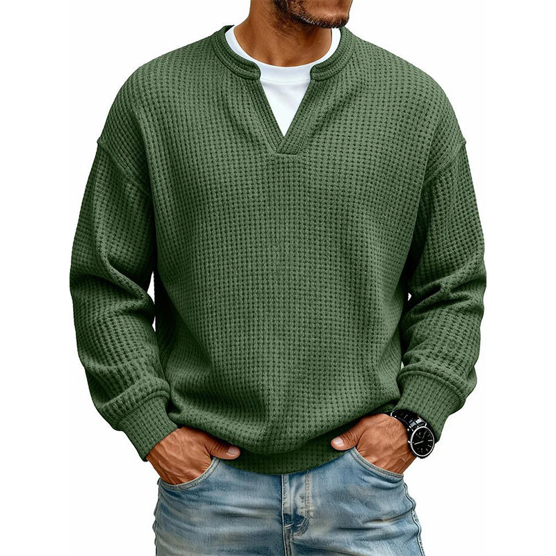 Comfortable Waffle-Knit T-Shirt