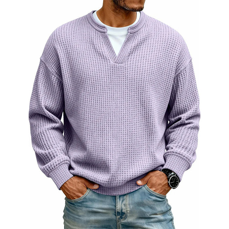 Comfortable Waffle-Knit T-Shirt