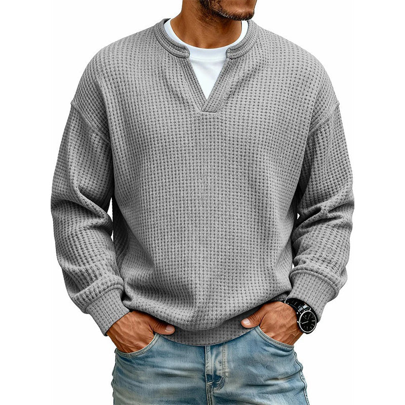 Comfortable Waffle-Knit T-Shirt