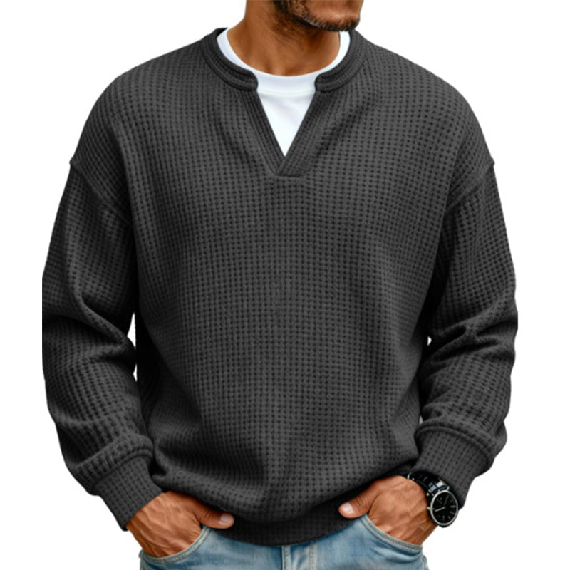 Comfortable Waffle-Knit T-Shirt