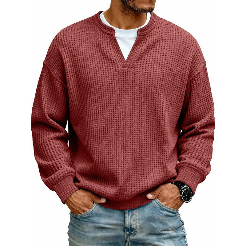 Comfortable Waffle-Knit T-Shirt